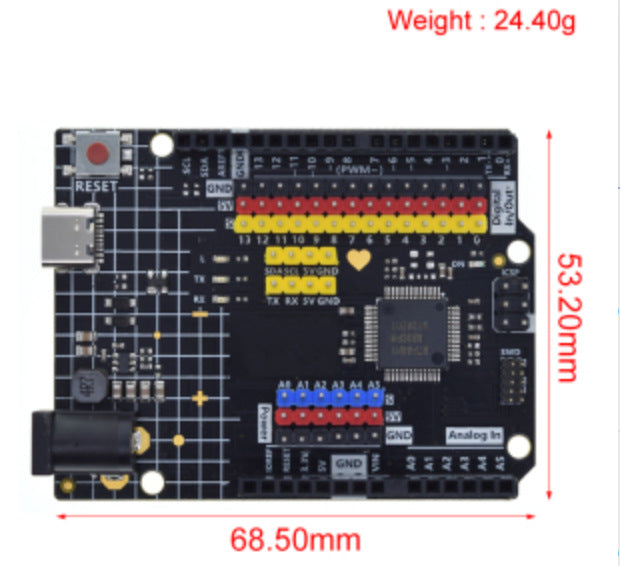 UNO R4 WIFI Minima Development Board Improved Edition Compatible with the Arduino R4 IoT Starter Kit