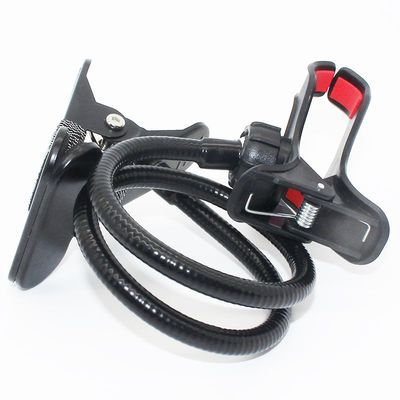 Mobile phone holder multifunctional metal bendable desktop bedside mobile phone holder for lazy live broadcast clip holder