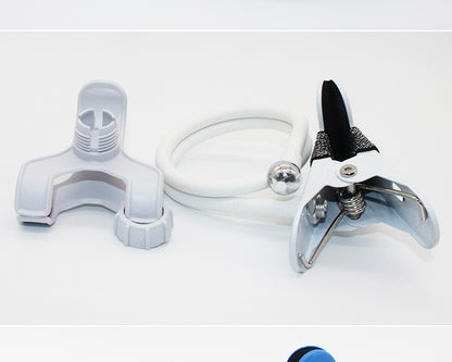 Mobile phone holder multifunctional metal bendable desktop bedside mobile phone holder for lazy live broadcast clip holder