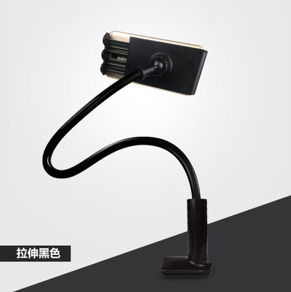 Mobile phone holder multifunctional metal bendable desktop bedside mobile phone holder for lazy live broadcast clip holder